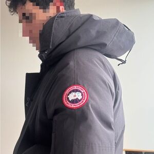 Men's Black Hooded Jacket